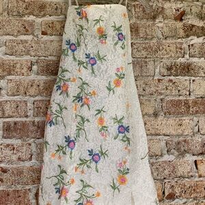 Forever21  Floral Embroidered Lace Dress